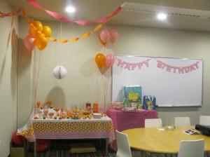 A birthday party!