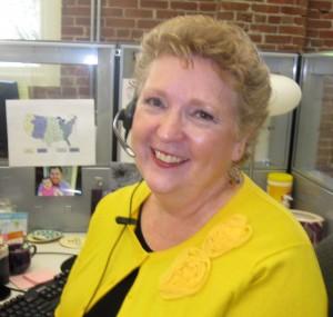 Pat S., one of our charming live virtual receptionists here at Ruby Receptionists