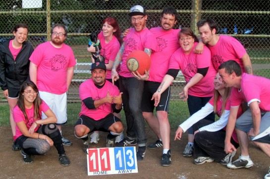 The Ruby Death Squad kickball team