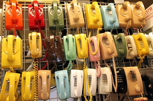 Telephones galore! Telephones galore!