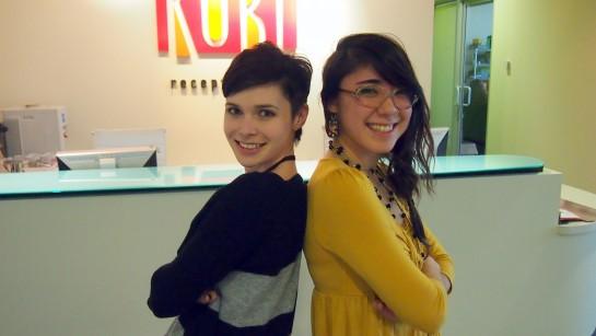 Our two stellar Rubyinators, Emily and Monica