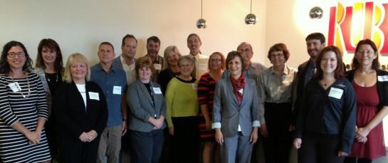 Congresswoman Suzanne Bonamici and attendees from the Work Well roundtable