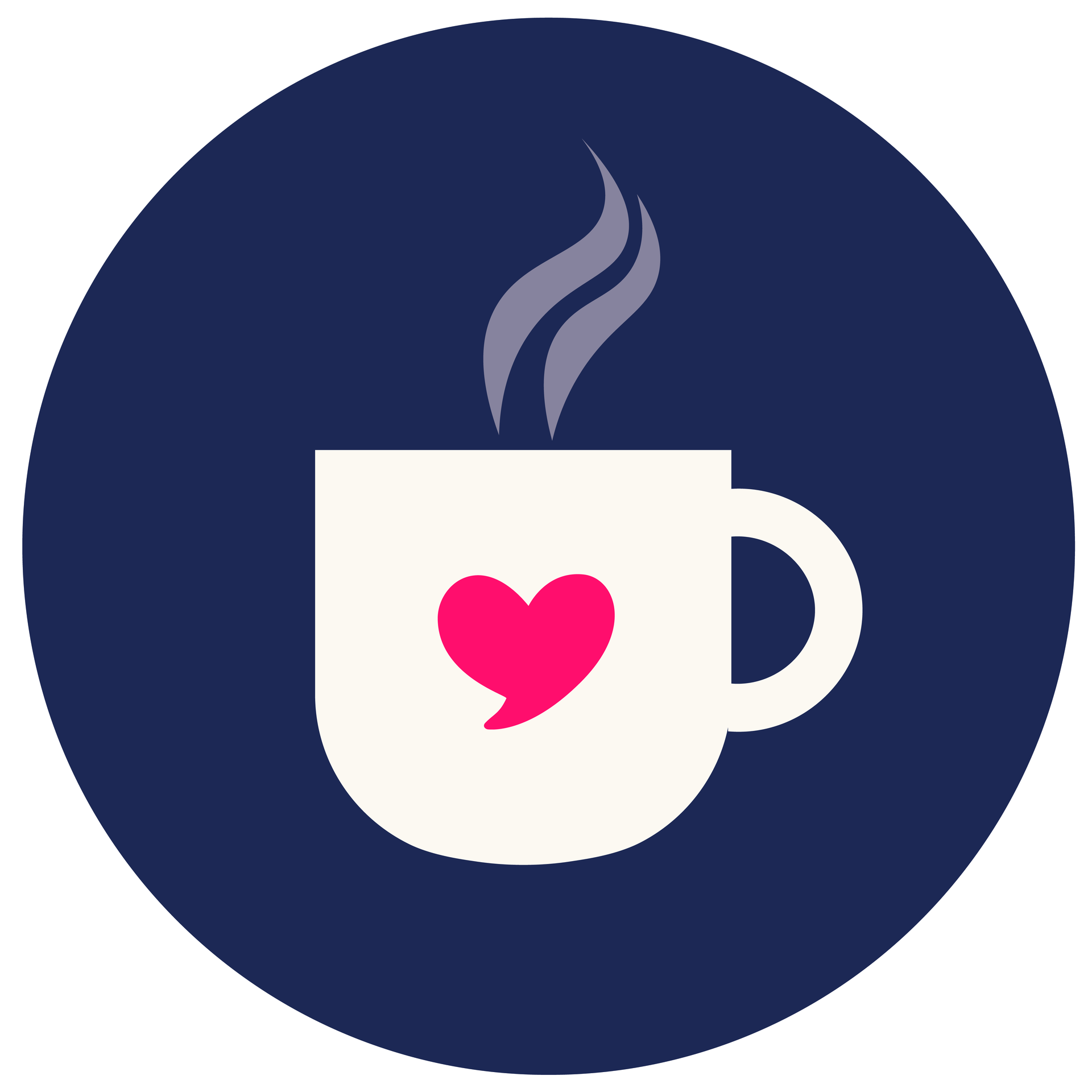 coffee mug with heart