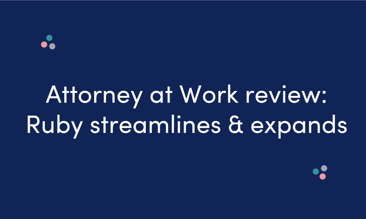 Ruby Work Review: Ruby streamlines and expands virtual receptionist & chat services